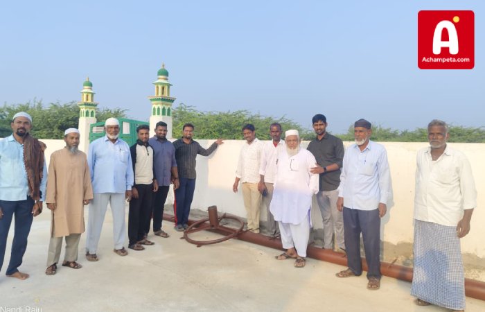 MLA గారి ప్రత్యేక చొరవతో అమ్రాబాద్ మస్జిద్ లో నూతన ఐ మ్యాక్స్ లైట్ ఏర్పాటు..