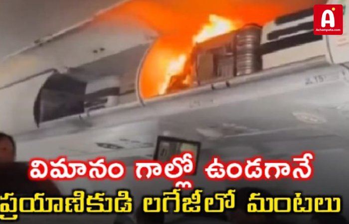 విమానం గాల్లో ఉండగానే ప్రయాణికుడి లగేజీలో మంటలు.. చైనాలో ఘటన